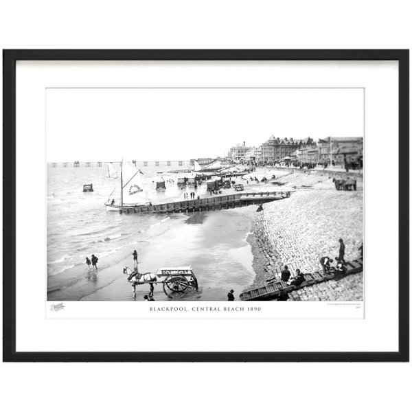 The Francis Frith Collection Blackpool, Central Beach 1890 Single